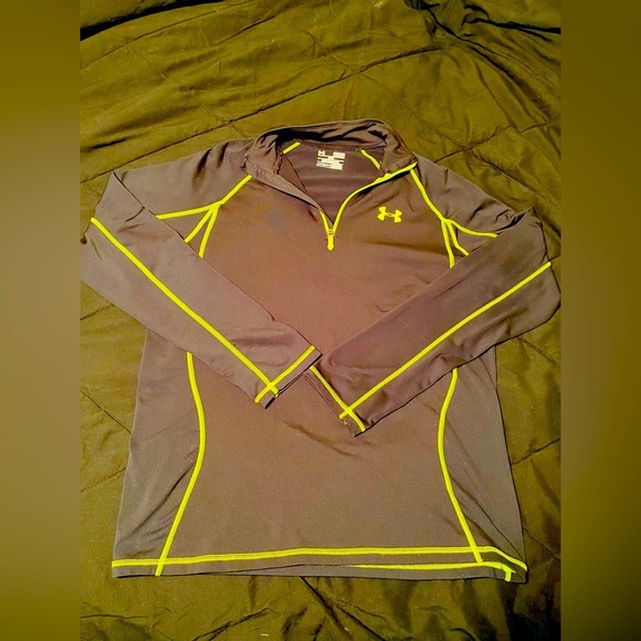 Under Armour EVO Coldgear 1/4 Zip Long Sleeve Shirt.​​ - Picture 1 of 3